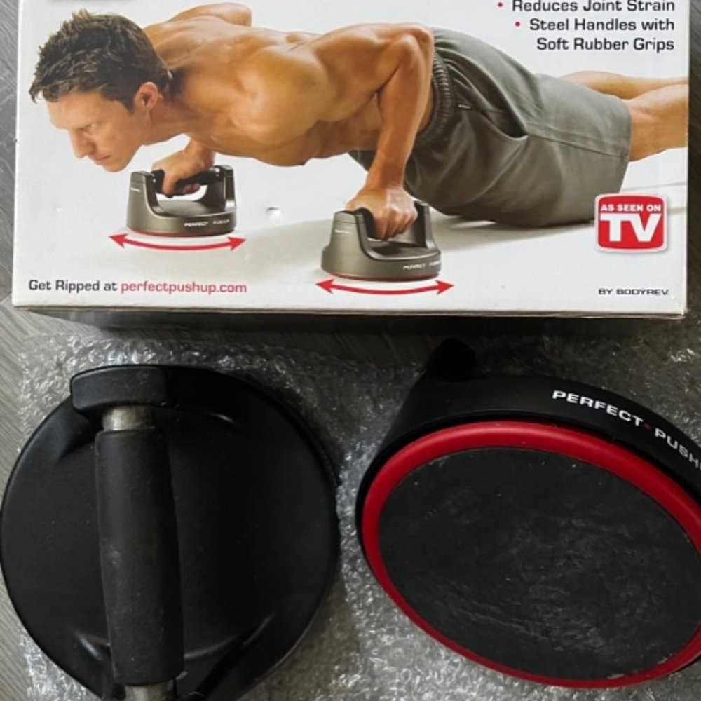 PERFECT PUSHUP ROTATING HANDLES AS SEEN ON TV WORK OUT EQUIPMENT FOR PUSHUPS